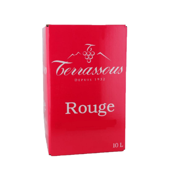 Terrassous <BR>VDF <BR>BIB 10L rouge