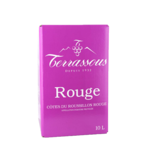 Terrassous<BR>Fontaine Côtes du Roussillon<BR>Rouge 10 L