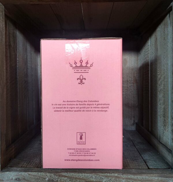 Domaine Étang des Colombes <BR>Fontaine Pays d'Oc <BR>BIB 5L rosé – Image 3