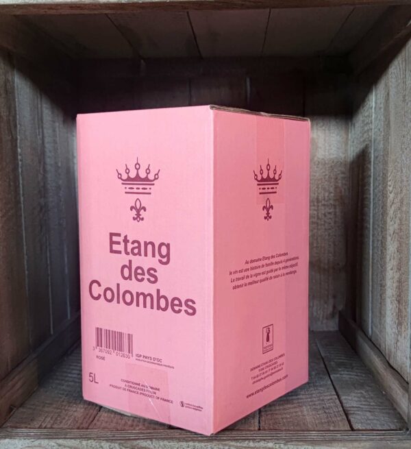 Domaine Étang des Colombes <BR>Fontaine Pays d'Oc <BR>BIB 5L rosé