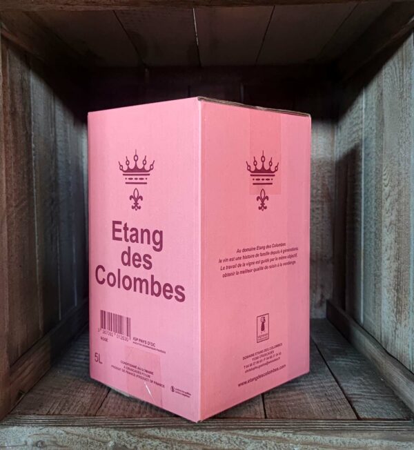 Domaine Étang des Colombes <BR>Fontaine Pays d'Oc <BR>BIB 5L rosé – Image 2