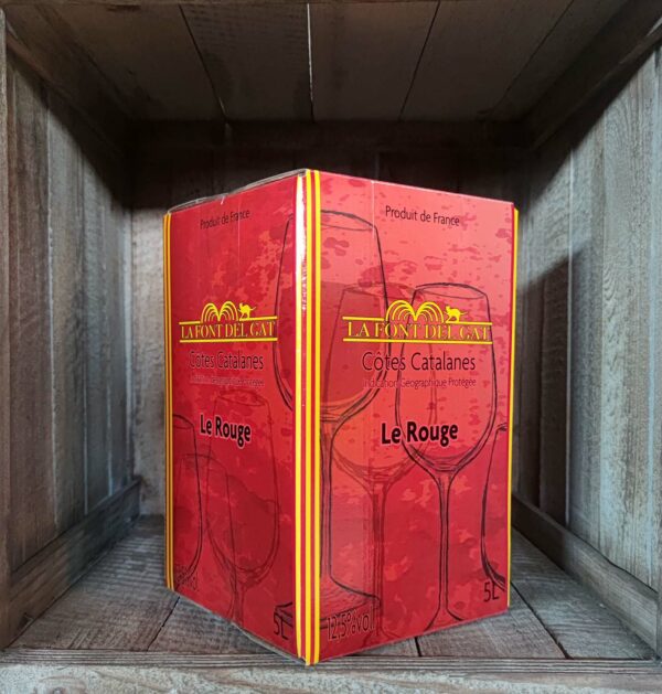 La Font Del Gat <BR>BIB 5L rouge