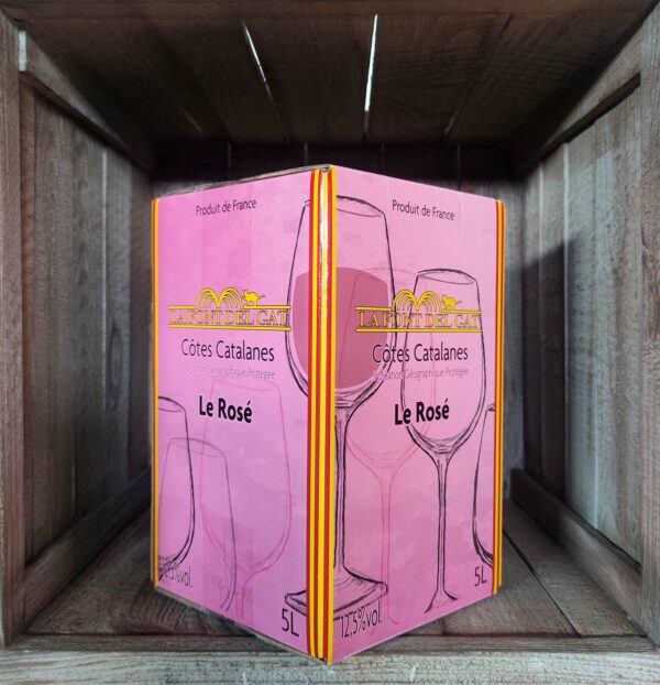 La Font Del Gat <BR>BIB 5L rosé