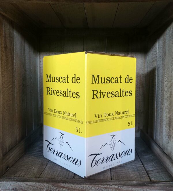 Terrassous <BR>Muscat de Rivesaltes <BR>BIB 5 L – Image 3