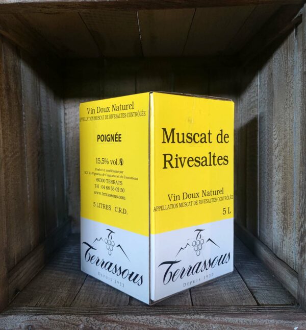 Terrassous <BR>Muscat de Rivesaltes <BR>BIB 5 L – Image 4