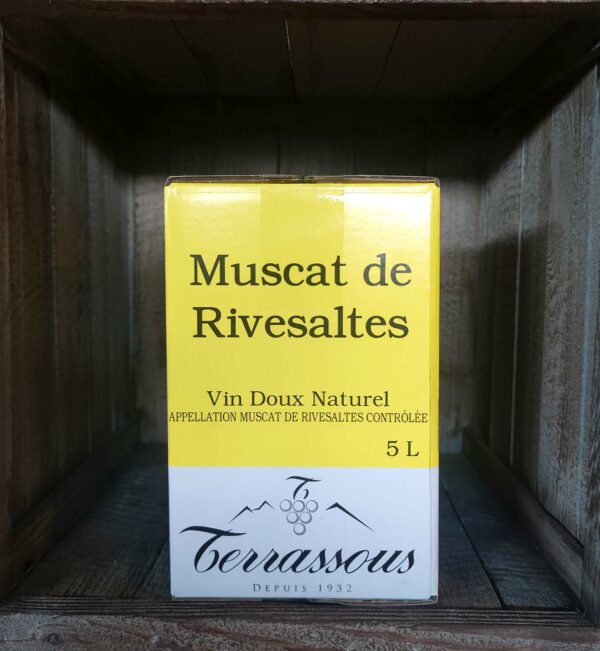 Terrassous <BR>Muscat de Rivesaltes <BR>BIB 5 L – Image 2