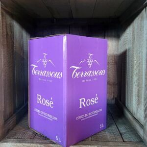 Terrassous <BR> Côtes du Roussillon <BR>BIB 5L rosé
