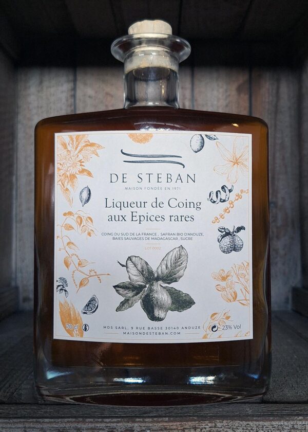 Liqueur de Coing<BR>Maison De Steban <BR>Epices Rares – Image 3
