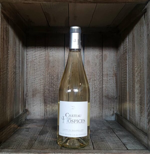 Château des Hospices <BR>Côtes du Roussillon <BR>Blanc