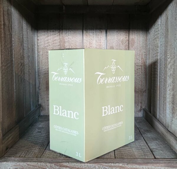 Terrassous <BR>Côtes Catalanes <BR>BIB 3L blanc – Image 3