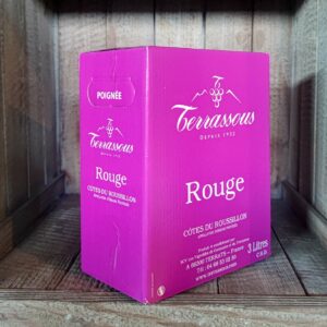 Terrassous <BR>Côtes du Roussillon <BR>BIB 3L rouge