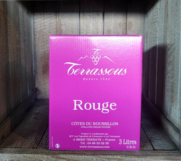 Terrassous <BR>Côtes du Roussillon <BR>BIB 3L rouge – Image 2