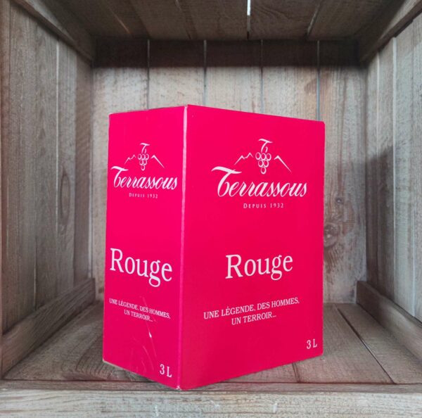 Terrassous <BR>VDF <BR>BIB 3L Rouge