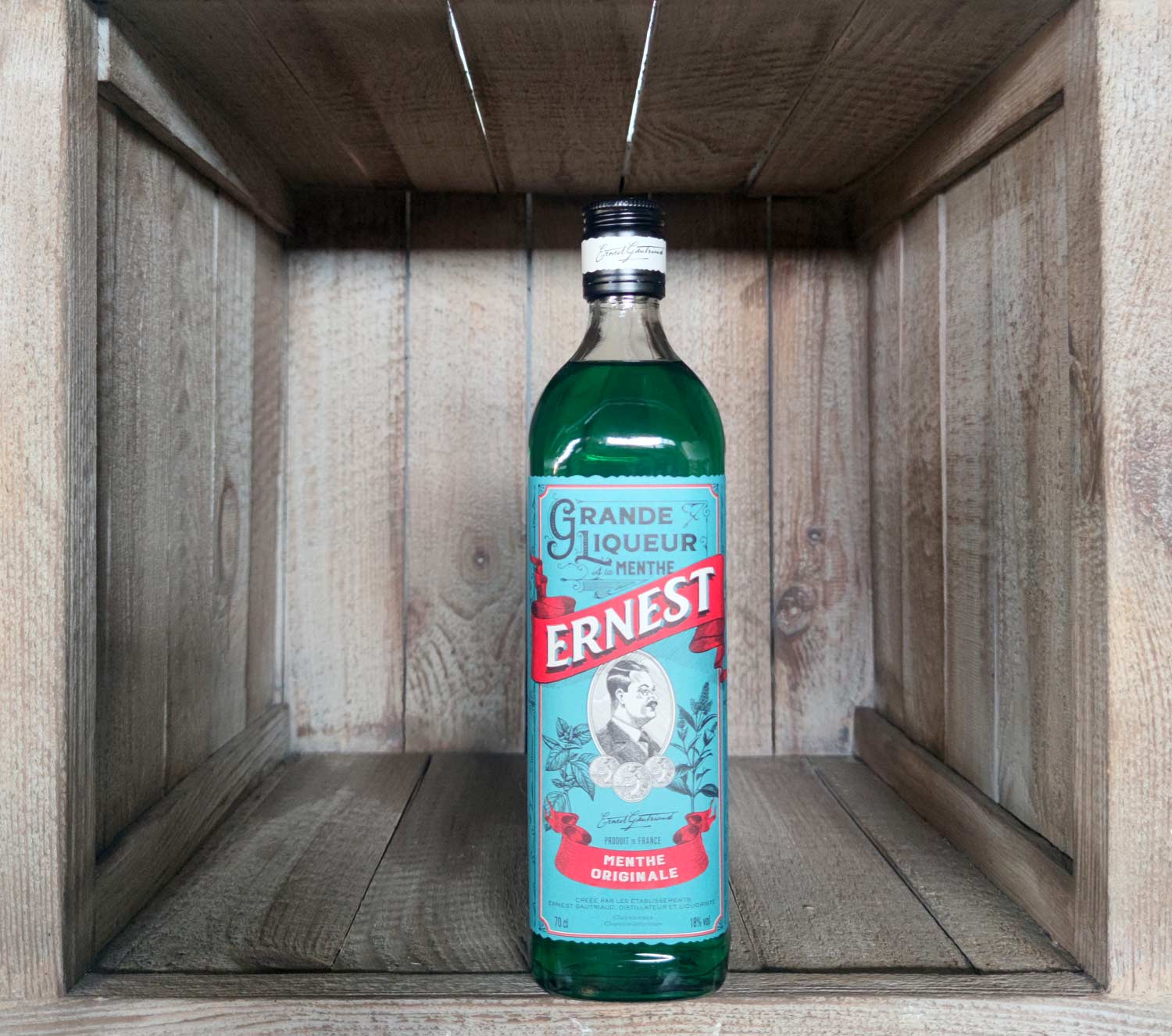 Liqueur De Menthe Ernest Gautriaud 18° - Ets Ernest Gautriaud - Crèmes  & Liqueurs Digestifs Spiritueux - XO-Vin