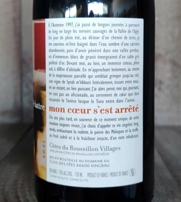 Clos des Fées <BR>De battre mon s'est arrêté <BR>Rouge – Image 3