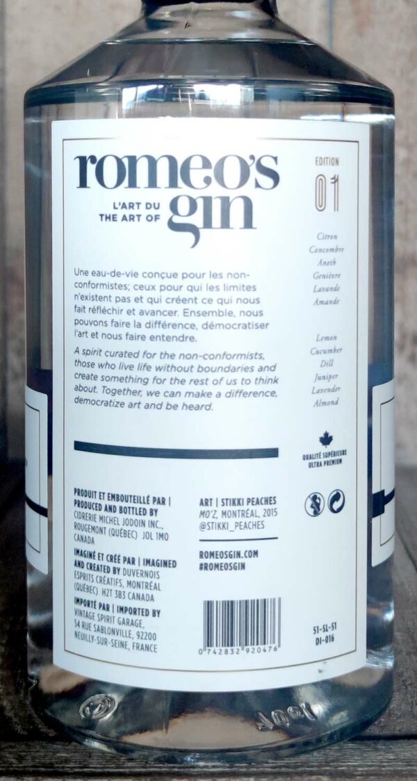 Gin <BR>Duvernois Esprits Créatifs <BR>Romeo's – Image 4