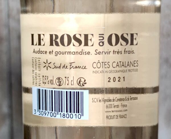 Terrassous <BR>Le Rose Qui Ose <BR>Rosé – Image 3