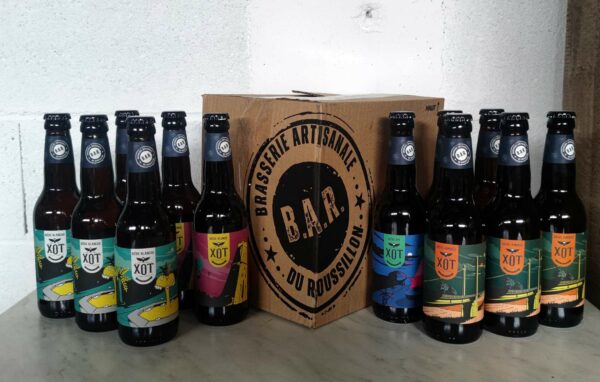 Carton Découverte <BR>B.A.R. XOT <BR> 12x 33 cl