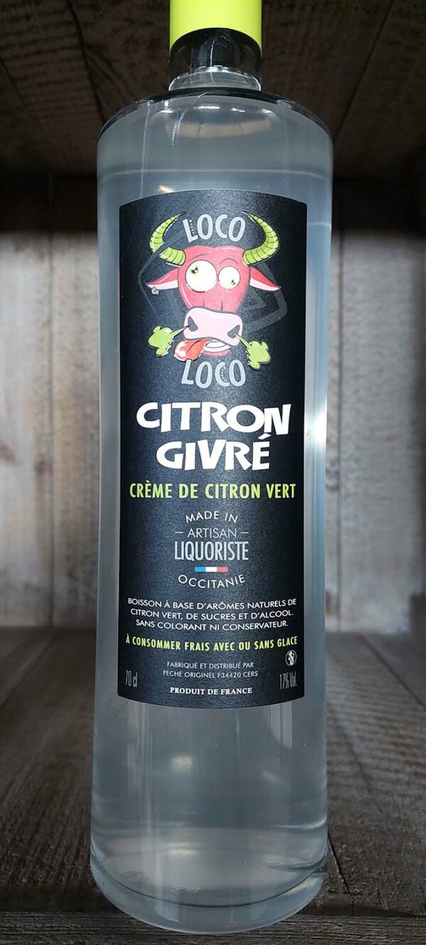 Liqueur <BR>Loco Loco <BR>Citron Givré – Image 2