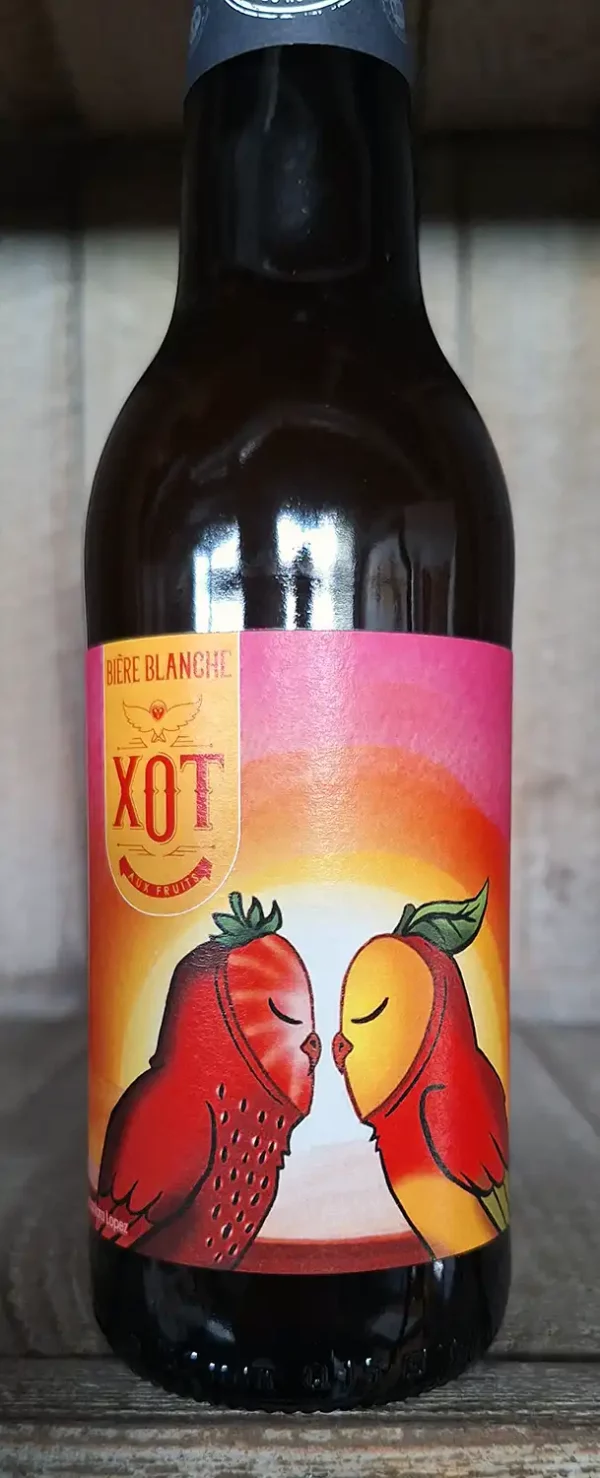B.A.R <BR>XOT <BR>Blanche Fraise-Mangue 33 cl – Image 2